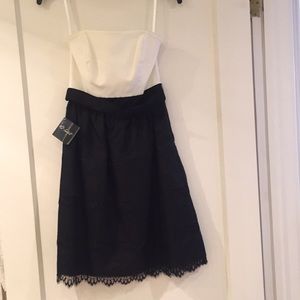 White House Black Market strapless cocktail dress